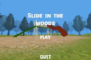 Slide in the Woods - Unblocked Games