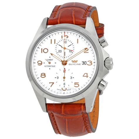 Glycine Combat Automatic Chronograph Men's Watch 3945.11AT.LBK7H ...