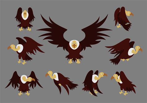 Condor Cartoon Vectors 129462 Vector Art at Vecteezy