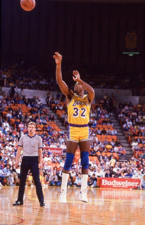 Los Angeles Lakers Legend Magic Johnson Editorial Stock Photo - Image ...