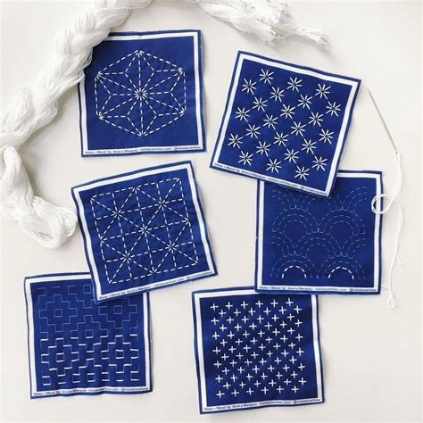 15+ sashiko embroidery patterns and tutorials - Swoodson Says