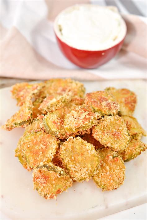 Air Fryer Pickle Chips - Easy Low Carb Snack or Side Dish