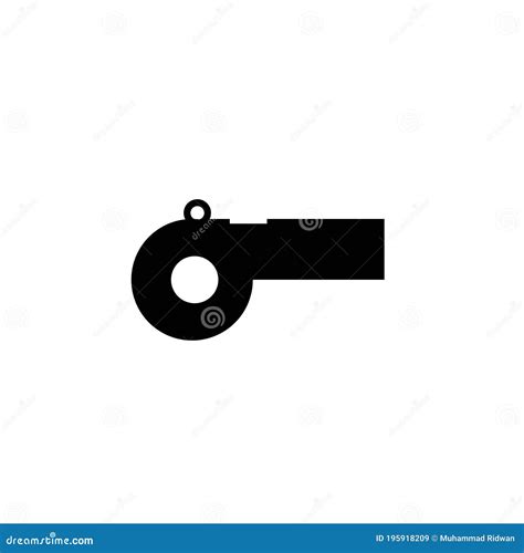 Whistle vector stock vector. Illustration of element - 195918209