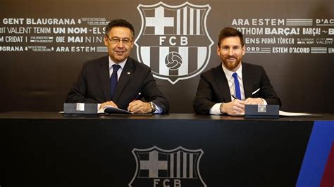 Lionel Messi's Barcelona contract: €100m bonus, €70m a year and ...