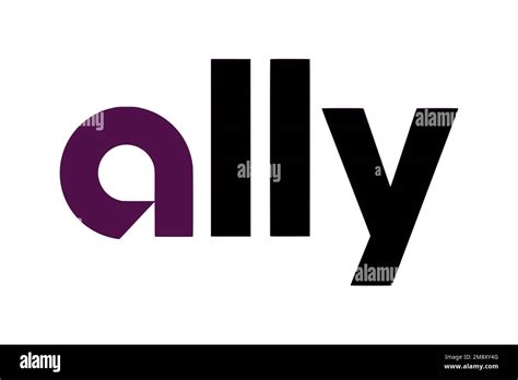Ally Financial, Logo, White background Stock Photo - Alamy