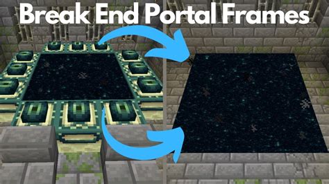 How to Break End Portal Frames -Vanilla Minecraft 1.16 - Java Edition ...