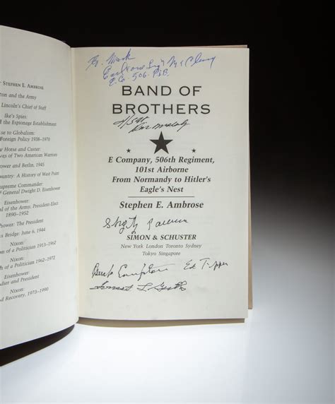 Band Of Brothers - The First Edition Rare Books