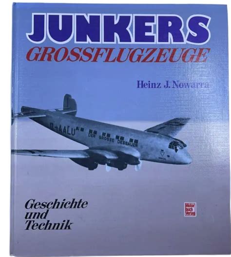 WW2 GERMAN LUFTWAFFE Junkers Large Aircraft GERMAN TEXT Hardcover Reference Book $15.00 - PicClick