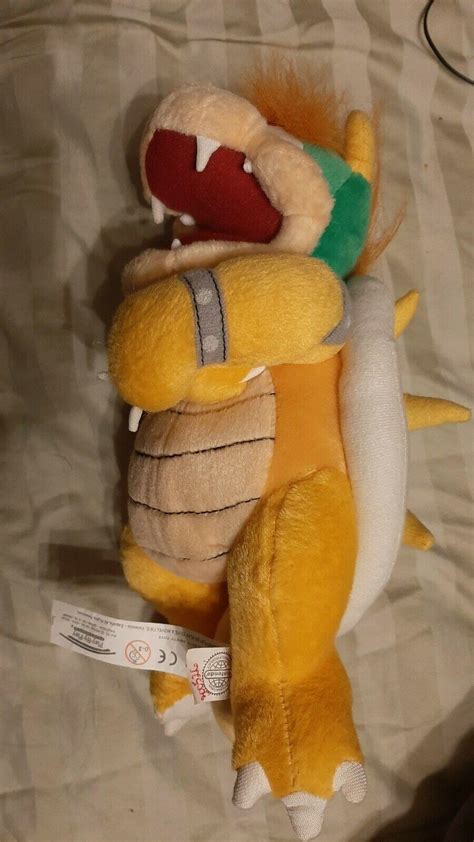 RARE Super Mario Bros Plush Bowser European Exclusive 7" Nintendo Play ...