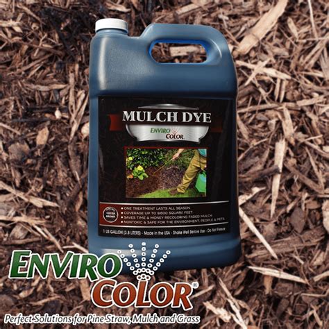 EnviroColor Brown Mulch Dye Concentrate, 1 Gallon (128 fl oz) Covers 9600 sq ft - Walmart.com