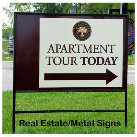 Custom Metal Real Estate Signs in Longview, TX