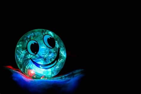 emoji light ball #smile #happiness #ball #backlight #5K #wallpaper # ...