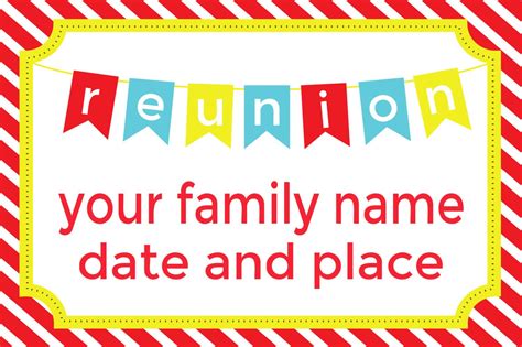 Family Reunion Banner Templates