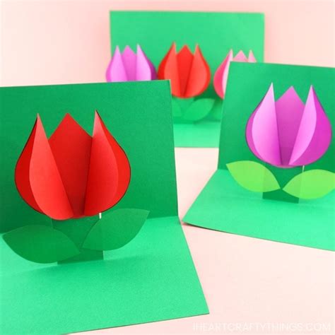 Free Printable Flower Pop Up Card Templates | Best Flower Site