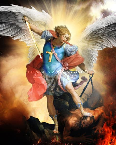 Saint Michael the Archangel St Michael Print Catholic Art - Etsy