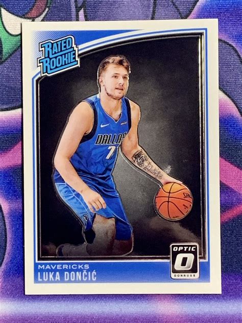 Luka Doncic Optic Rated Rookie - Luka Doncic 2018-19 Donruss Optic Rated Rookie #177- BGS ...