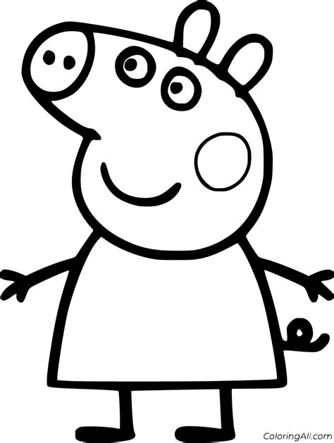 Peppa pig para colorear – Artofit