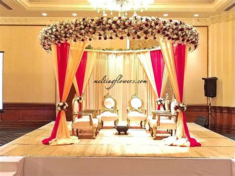 Mandap Decorations | Wedding Mandap | Mandap Flower decorations ...