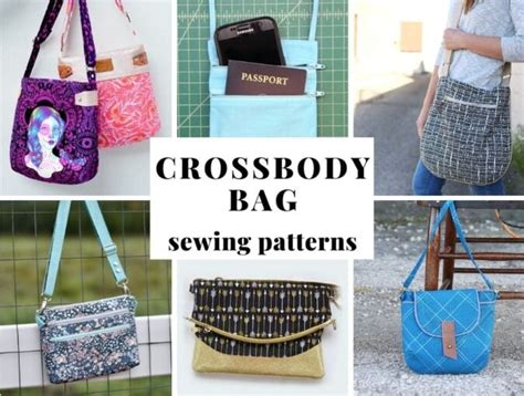 20+ Free Cross Body Bag Patterns For Every Style And Taste ⋆ Hello Sewing