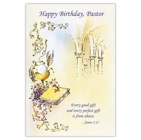 Happy Birthday Pastor - Birthday Card