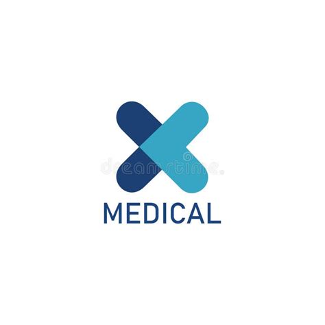 Blue Modern Medical Logo and Simple Flat Symbol for Website,mobile,logo ...