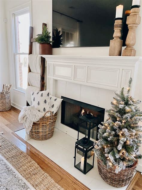 Cozy Winter Fireplace Decor Essentials | She Gave It A Go