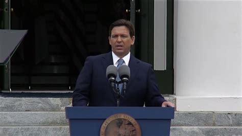 UNCUT: Florida Gov. Ron DeSantis sworn in for 2nd term during ...