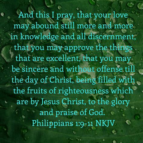 Philippians 1:9-11 | Philippians 1 9, God is good, Scripture