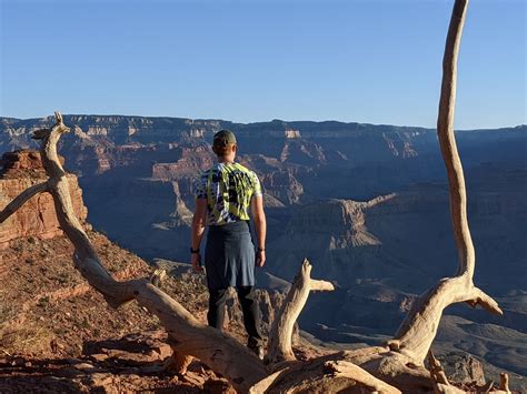 Hiking To Skeleton Point Via The South Kaibab Trail At The Grand Canyon ...