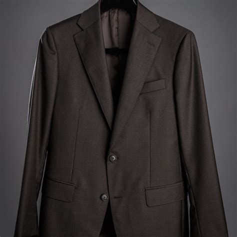 Brown Sharkskin Suit - Recommended by He Spoke Style