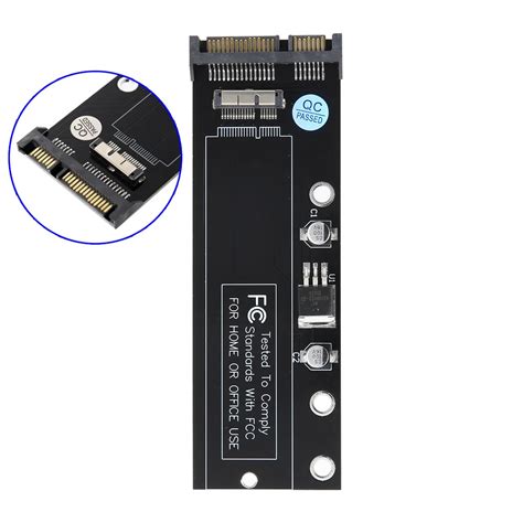 Replacement 12+6 Pin SSD HDD to SATA Hard Drive Adapter for Apple 2010 ...