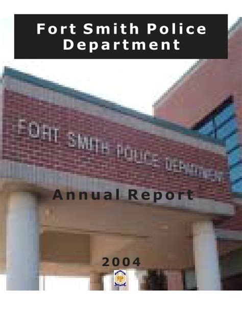 2004 Annual Report - Fort Smith Police Department