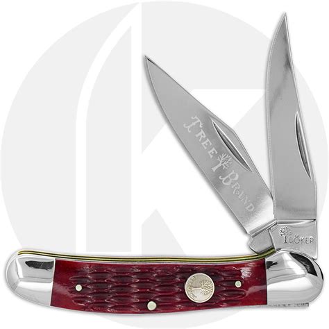 Boker Copperhead Knife 110811 - D2 Steel Blades - Jigged Red Bone ...