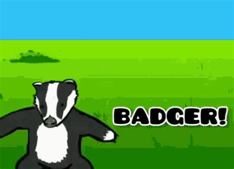 Badger Badger Badger GIF - Badger BadgerBadger Mushroom - Discover & Share GIFs