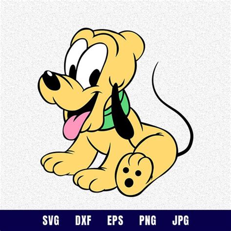 Baby Pluto Svg Baby Pluto cutfiles Disney Cut filesPluto | Etsy