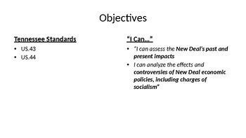 NEW DEAL - "Effects of the New Deal" PowerPoint | TpT