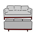 Red Couch | Free SVG