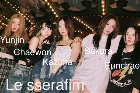 Le sserafim members names Kpop Groups, Mimi, Quick, Names