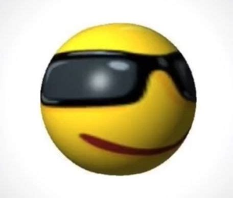 a yellow smiley face with sunglasses on it