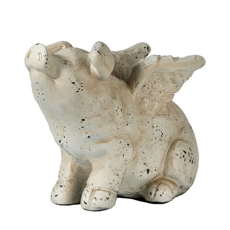 Flying Pig Statue 16x8.5x12" - Walmart.com - Walmart.com