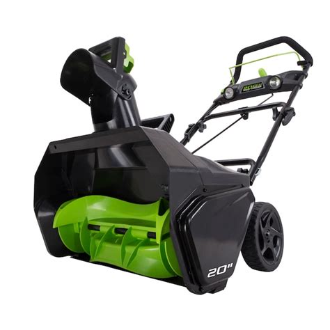 Greenworks Pro 80-Volt Max 20-in Single-stage Cordless Electric Snow ...