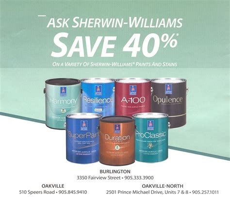 Sherwin Williams: Save 40% Off on a Variety of Paints and Stains ...