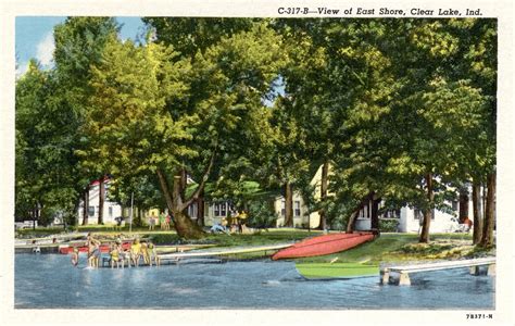 Clear Lake Historical Postcards - Steuben County Indiana