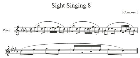 Sight Singing Examples - lambottesmusic