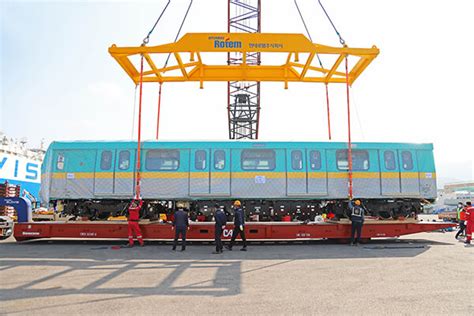 Hyundai Rotem begins delivery of Cairo Metro Line 3 Trains - TREM Africa