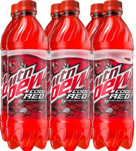 Mountain Dew® Code Red Soda Bottles, 6 pk / 16.9 fl oz - Pick ‘n Save