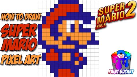 Super Mario Bros 2 Pixel Art Grid - Pixel Art Grid Gallery