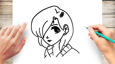 How to Draw Anime Face Step by Step Easy - YouTube