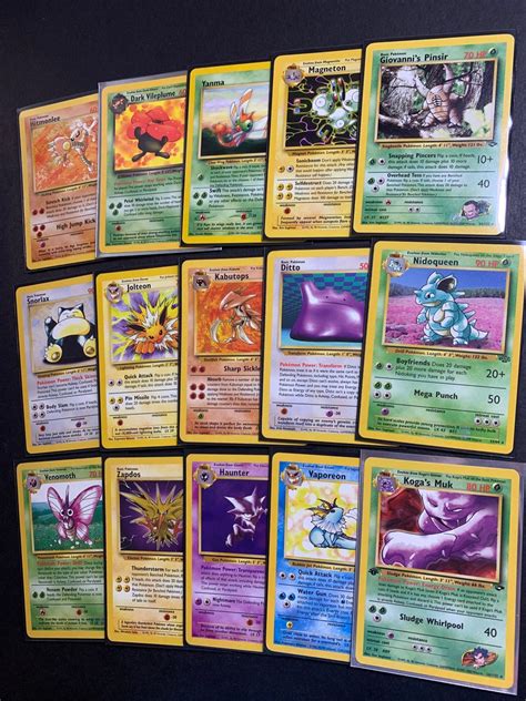 40 Vintage Original Pokemon Cards Holo Rares & 1st editions | Etsy