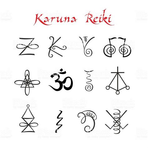 Karuna Reiki. Symbols. Healing energy Alternative medicine Vector | Reiki symbols, Reiki, Reiki ...